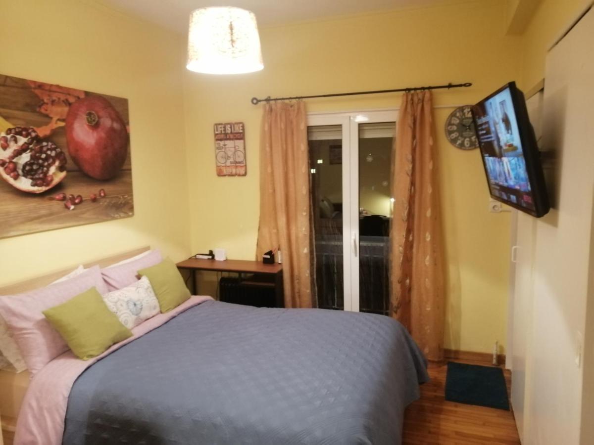 Central 6Th Floor Studio Near Metro & View&200Mbps Athen Eksteriør billede