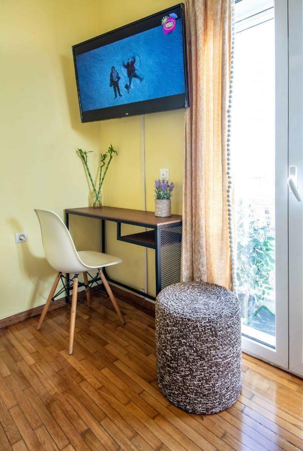 Central 6Th Floor Studio Near Metro & View&200Mbps Athen Eksteriør billede